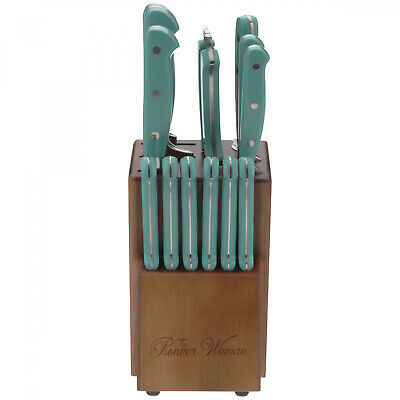 Cowboy Rustic 14-Piece Forged Cutlery Knife Block Set COLOR OPTIONS Home Kitchen - Fresh Stock Dated December 2025
