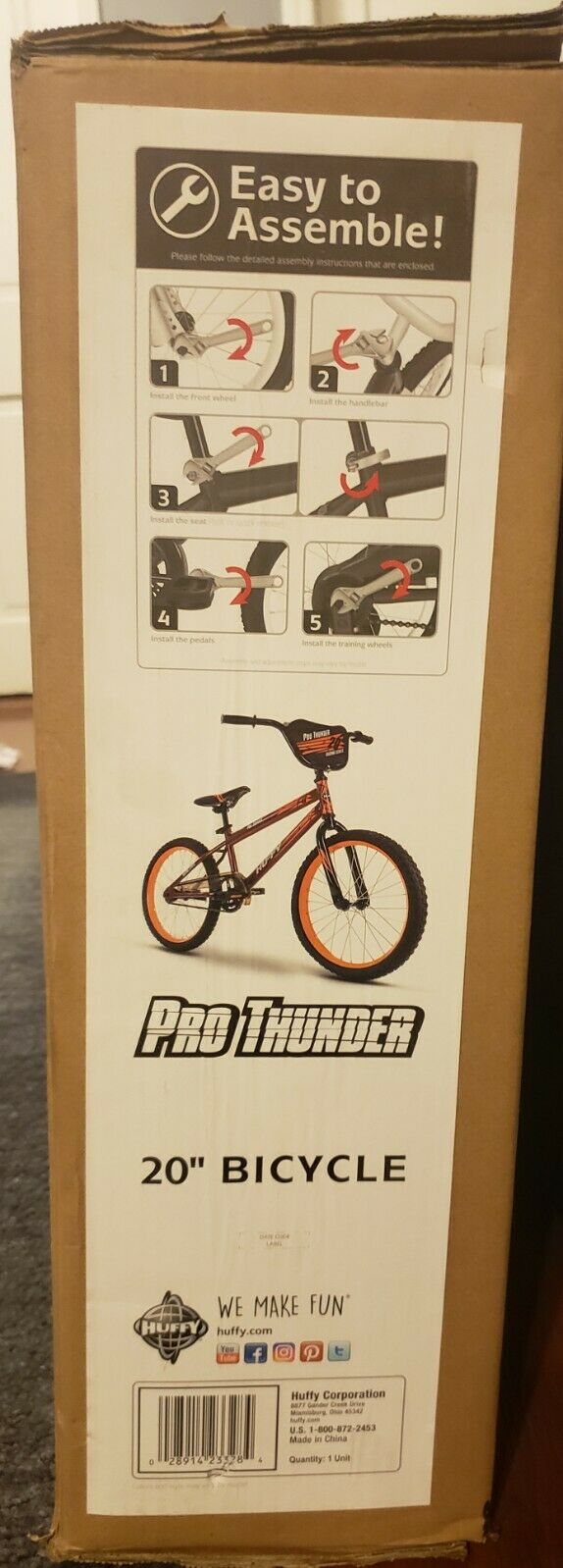 Huffy Pro Thunder Kids Bike 20