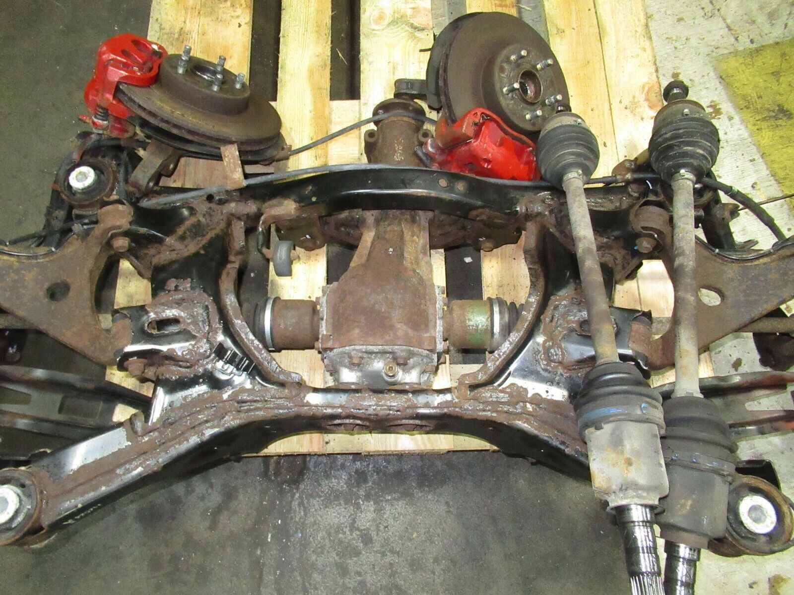 2008-2014 SUBARU IMPREZA 2.5L REAR DIFFERENTIAL SUBFRAME ARMS BRAKES 3.90 EJ25A - Fresh Stock Dated February 2026