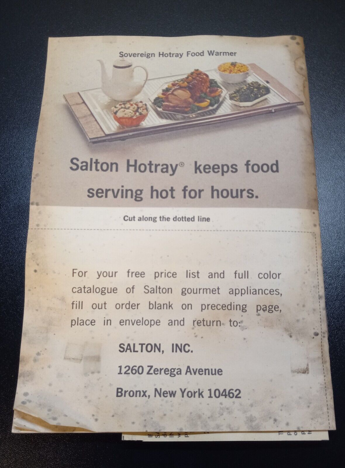 Vintage Salton Hot Coffee Warmer Hot Plate Model H-900 - Fresh Stock Dated February 2026