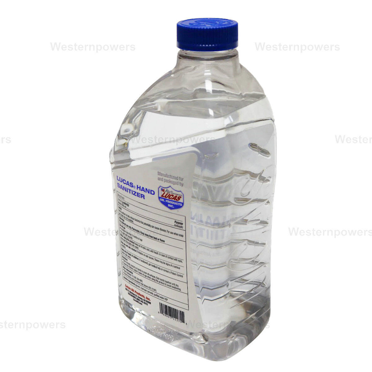 2 Pack Lucas 2 QT (64oz) Alcohol Antiseptic 80% Liquid Hand Sanitizer - Fresh Stock Dated February 2026