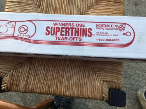 Kirkey Superthin Tear Off For Helmet Sheild - Fresh Stock Dated February 2026