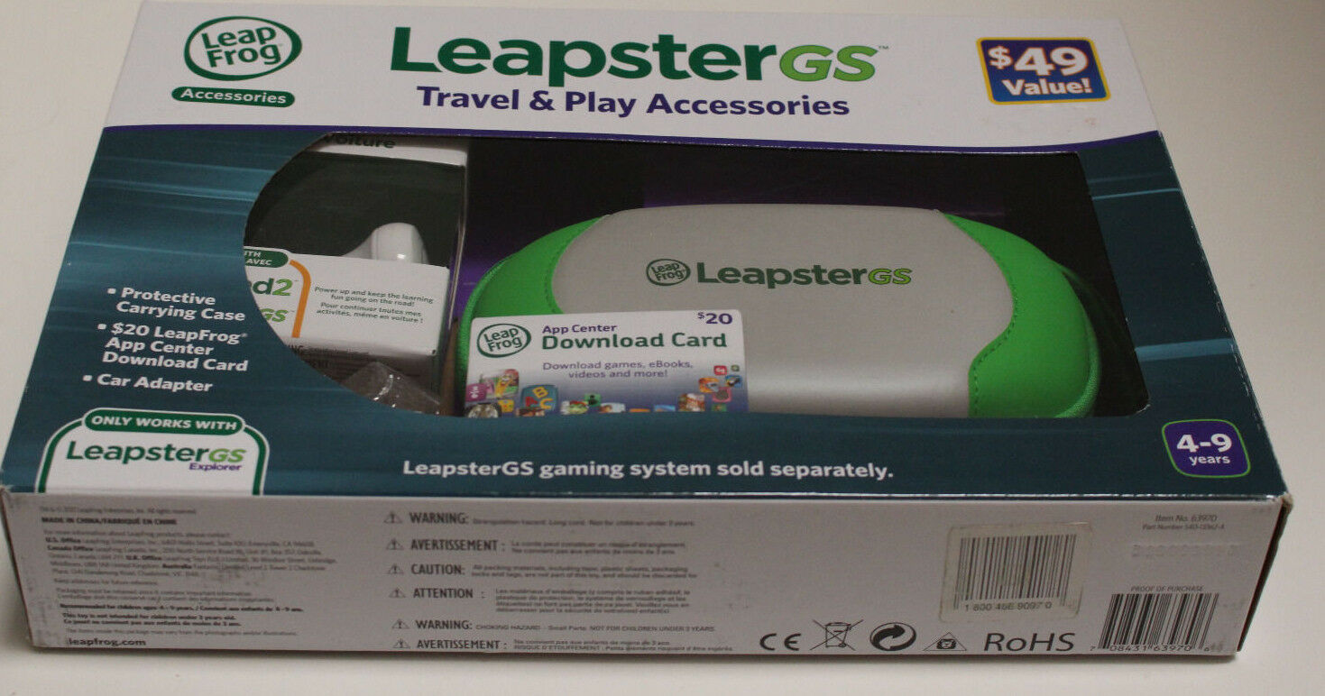 NEW Leapster GS Travel & Play Accessories by Leap Frog Accessories - Fresh Stock Dated February 2026