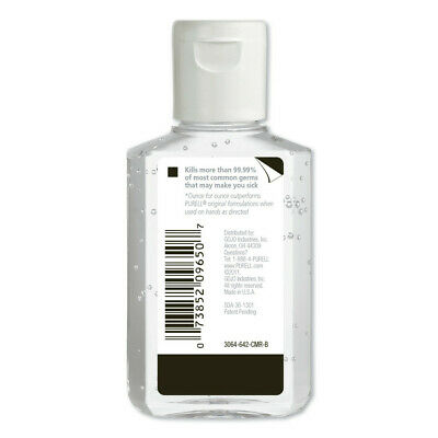 GOJO 960524 Advanced 2 oz. Portable Flip Cap Bottle Hand Sanitizer Gel New - Fresh Stock Dated February 2026