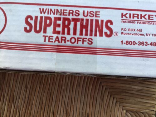 Kirkey Superthin Tear Off For Helmet Sheild - Fresh Stock Dated February 2026