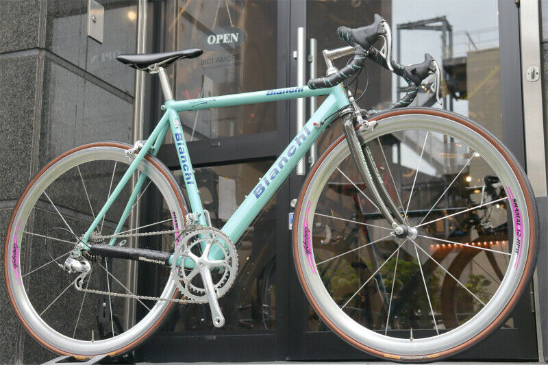 Bianchi Ti-Megatube 1996 53 Sizes Campagnolo Record 8S Shamal 12-Hpw - Fresh Stock Dated February 2026