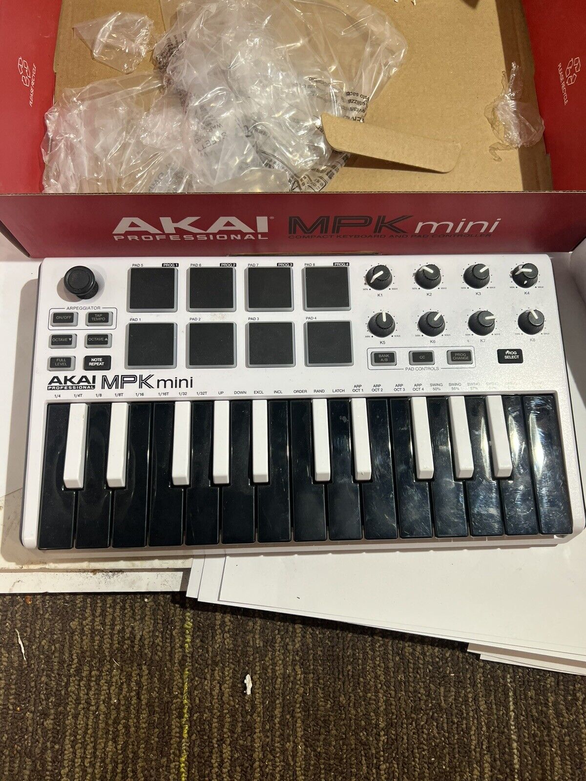 Akai Professional MPK mini Special Edition White Controller - Fresh Stock Dated February 2026