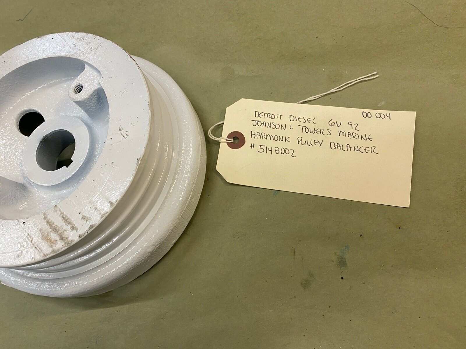 Detroit Diesel 6V92 Johnson and Towers Marine Harmonica Pulley Balancer 5148002M - Fresh Stock Dated February 2026