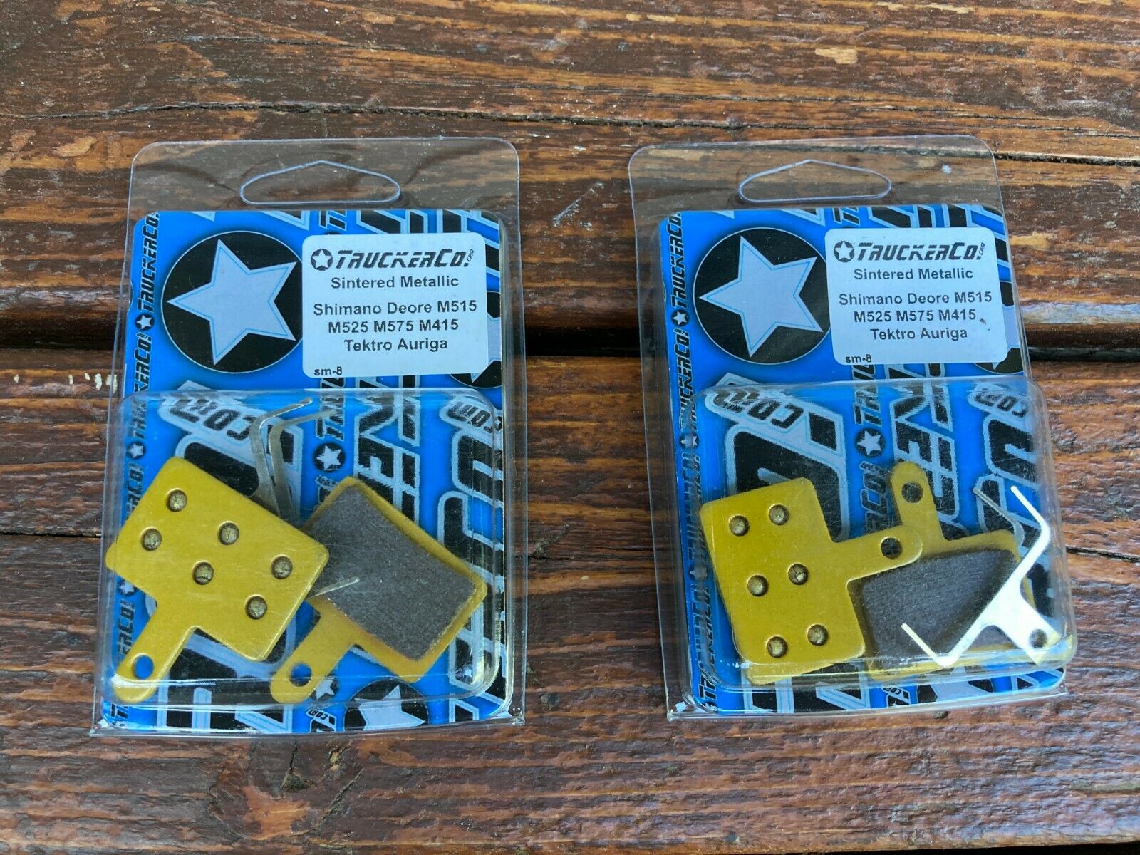 Trucker Brake Pads - Shimano M515 M525 M575 M415 Sintered Metallic - 2 Pair - Fresh Stock Dated February 2026