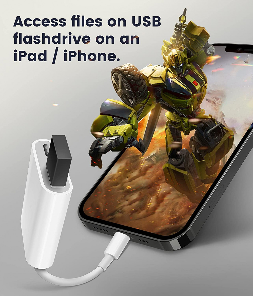 USB Adapter for iPad/iPhone,Bqbersyn Lightning to USB3 Adapter,USB Female... - Fresh Stock Dated February 2026