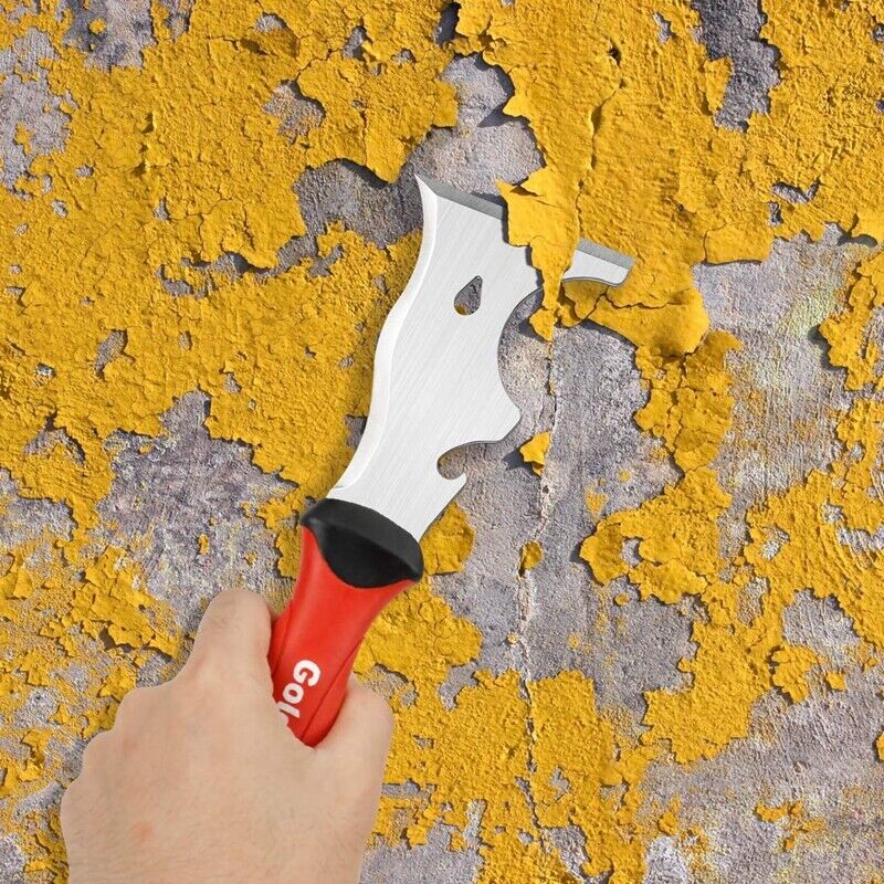 Goldblatt 9-in-1 Drywall Paint Scraper Putty Knife Scraper Stainless Steel Blade - Fresh Stock Dated February 2026