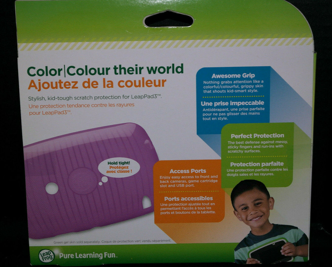 Brand New LEAP FROG LEAPPAD 3 GEL SKIN ACCESSORY *Purple* FREE SHIPPING - Fresh Stock Dated December 2025