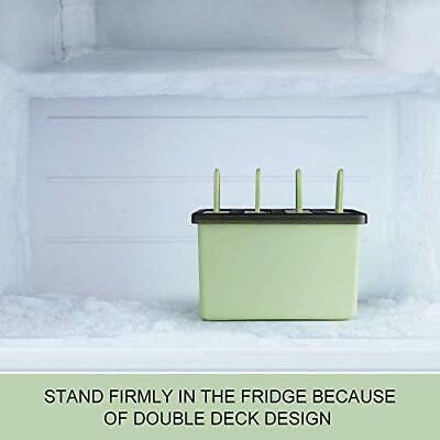 Reusable Popsicle Molds, DIY Ice Bar Maker, Kids Ice Cream Tray Holder Kitchen - Fresh Stock Dated February 2026