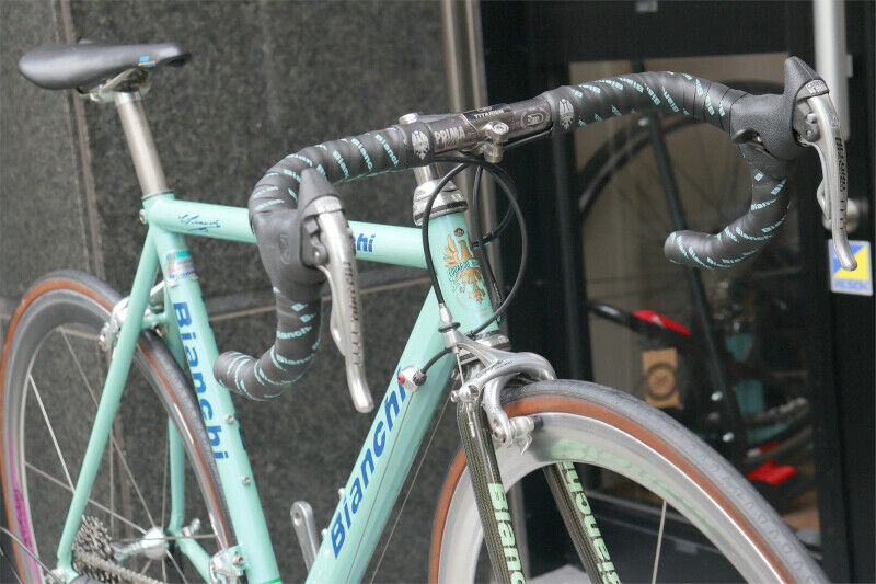 Bianchi Ti-Megatube 1996 53 Sizes Campagnolo Record 8S Shamal 12-Hpw - Fresh Stock Dated February 2026