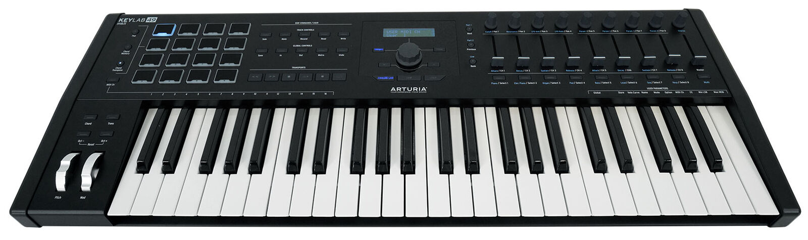 Arturia KeyLab 49 MkII 49-Key Studio Recording Keyboard Controller in Black - Fresh Stock Dated February 2026