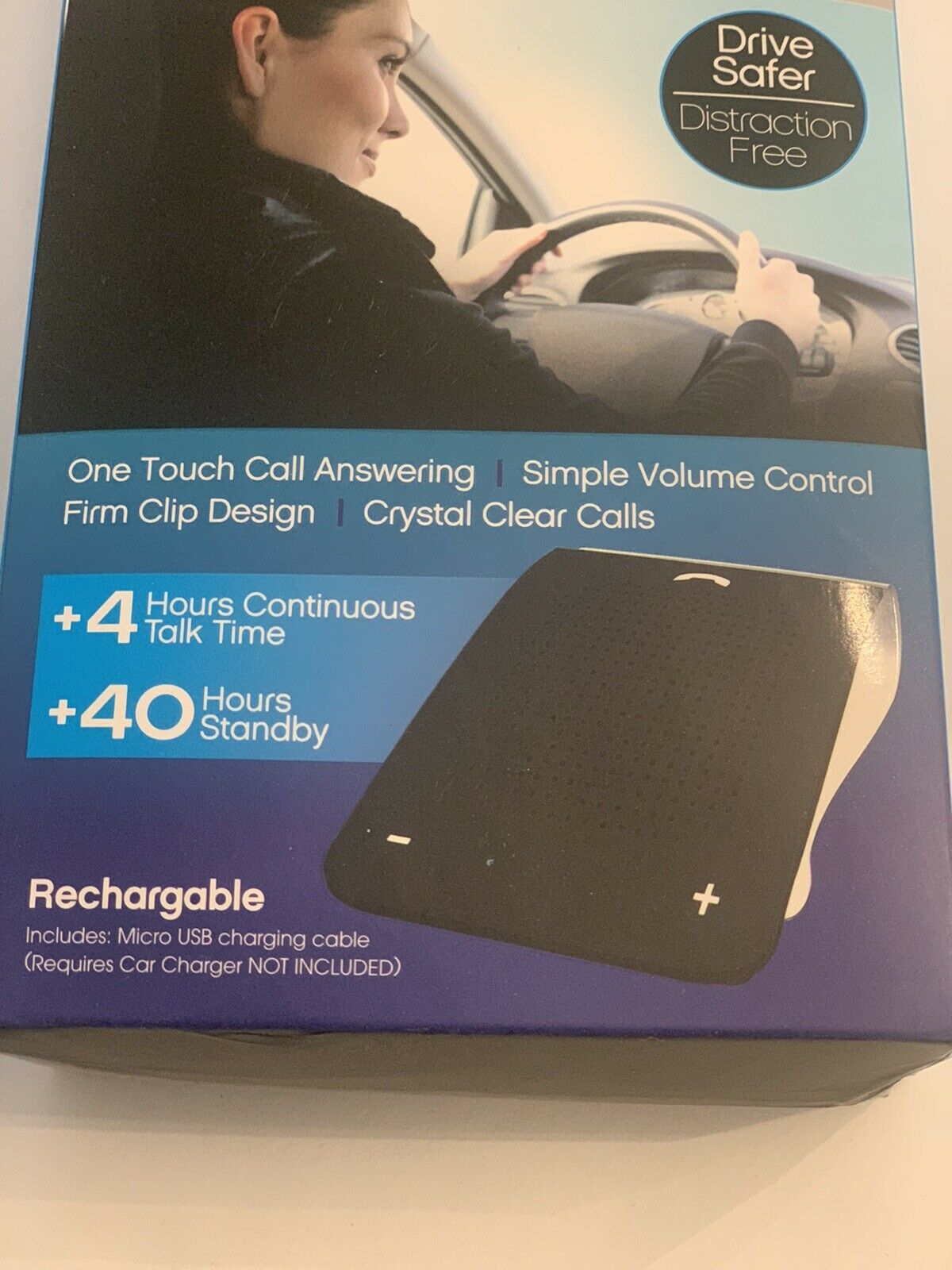 Tzumi Handfree Wireless VisorSpeaker - Fresh Stock Dated December 2025