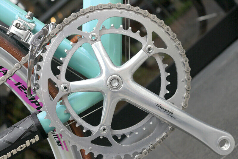 Bianchi Ti-Megatube 1996 53 Sizes Campagnolo Record 8S Shamal 12-Hpw - Fresh Stock Dated February 2026