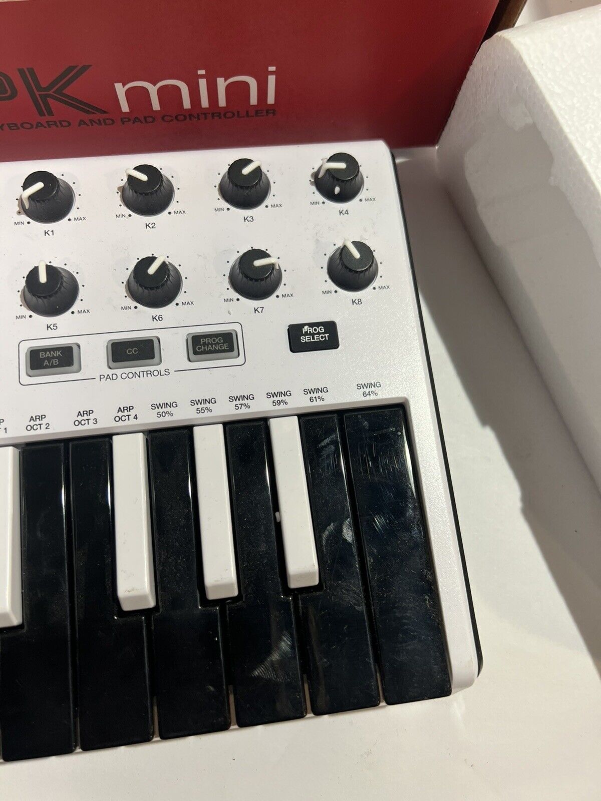 Akai Professional MPK mini Special Edition White Controller - Fresh Stock Dated February 2026