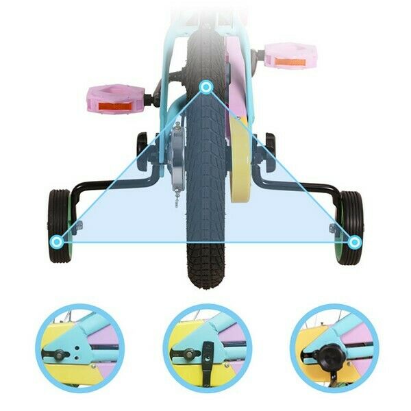 JOYSTAR Girls Kids Bike Bicycle with Quick Release Trainning Wheel 12 14 16 Inch - Fresh Stock Dated February 2026