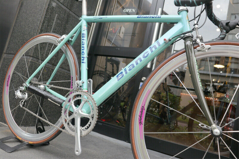 Bianchi Ti-Megatube 1996 53 Sizes Campagnolo Record 8S Shamal 12-Hpw - Fresh Stock Dated February 2026