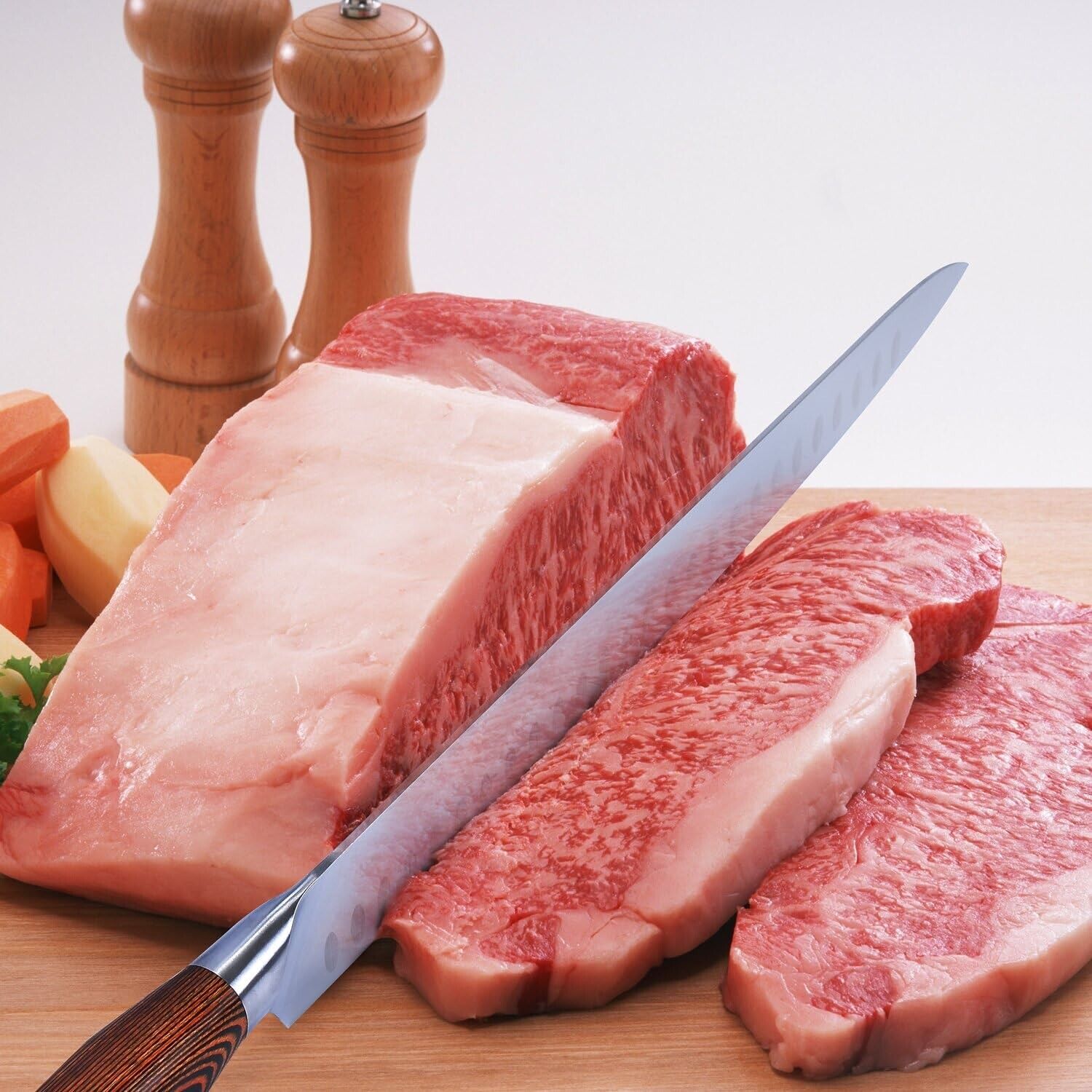 TUO Slicing Knife 12 inch - Granton Carving Knives - TC0713 - Fresh Stock Dated February 2026