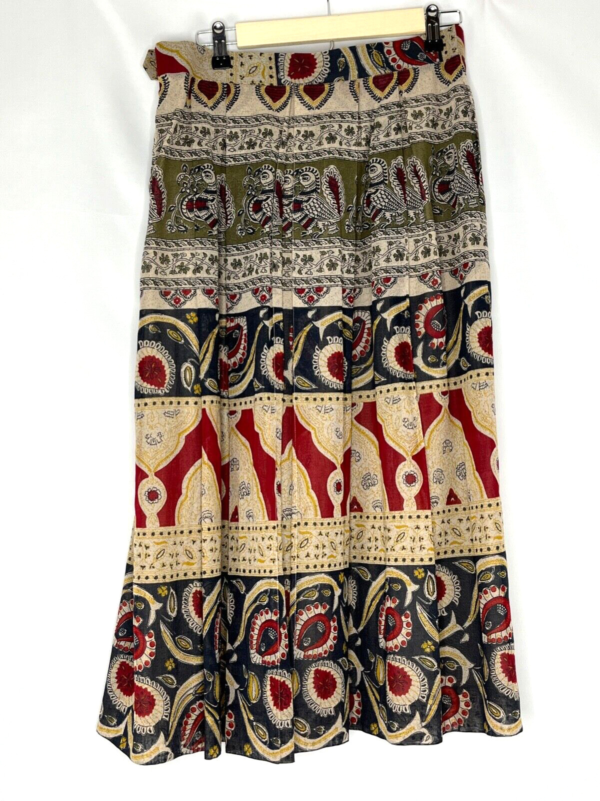 Vintage ? Geiger of Austria Women’s Cotton Lined Boho Fall Skirt Size 42 Pleated - Fresh Stock Dated March 2026