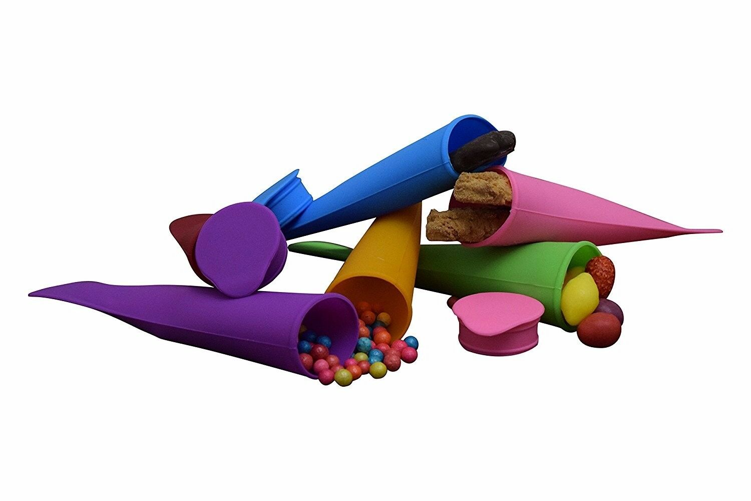 WHOLESALE LOT 75 SETS Green Direct Silicone Ice Pop Molds Vibrant Colors (6 pk) - Fresh Stock Dated February 2026