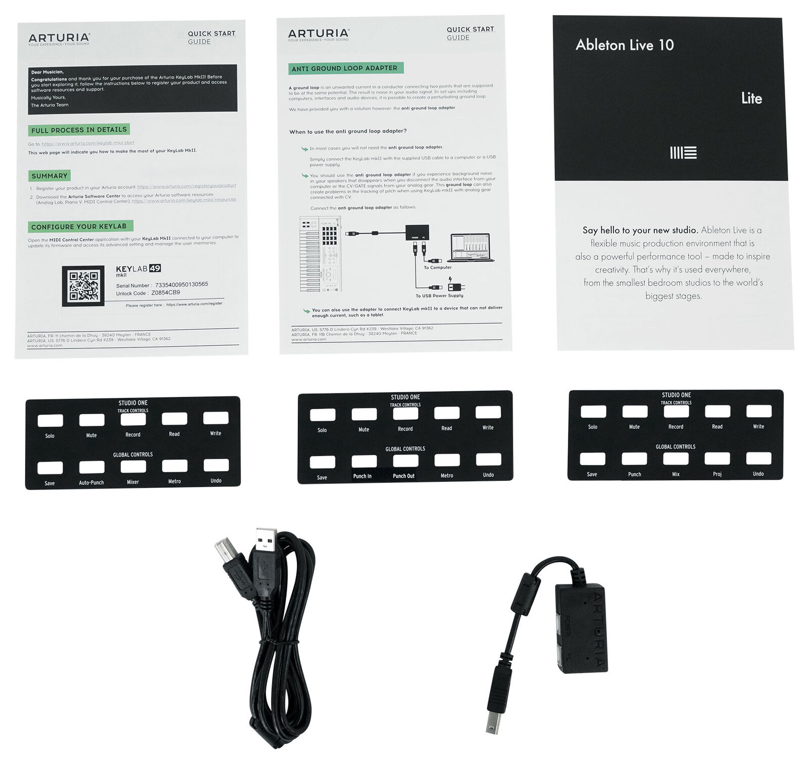 Arturia KeyLab 49 MkII 49-Key Studio Recording Keyboard Controller in Black - Fresh Stock Dated February 2026