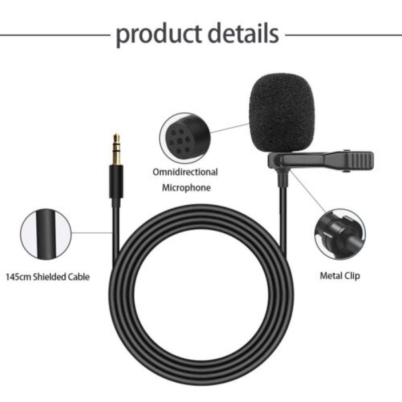 Car Radio Stereo 3.5mm GPS Microphone DVD Bluetooth Enabled Audio External Mic - Fresh Stock Dated February 2026