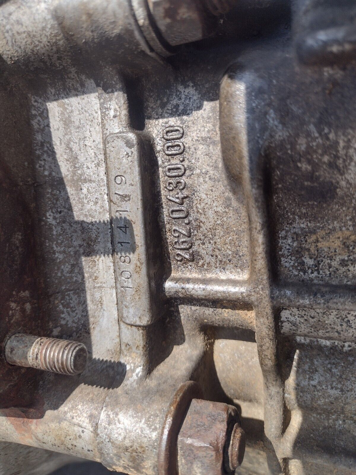 1978 BMW E24 633CSi Euro Getrag 262 4 speed manual transmission - Untested - Fresh Stock Dated February 2026