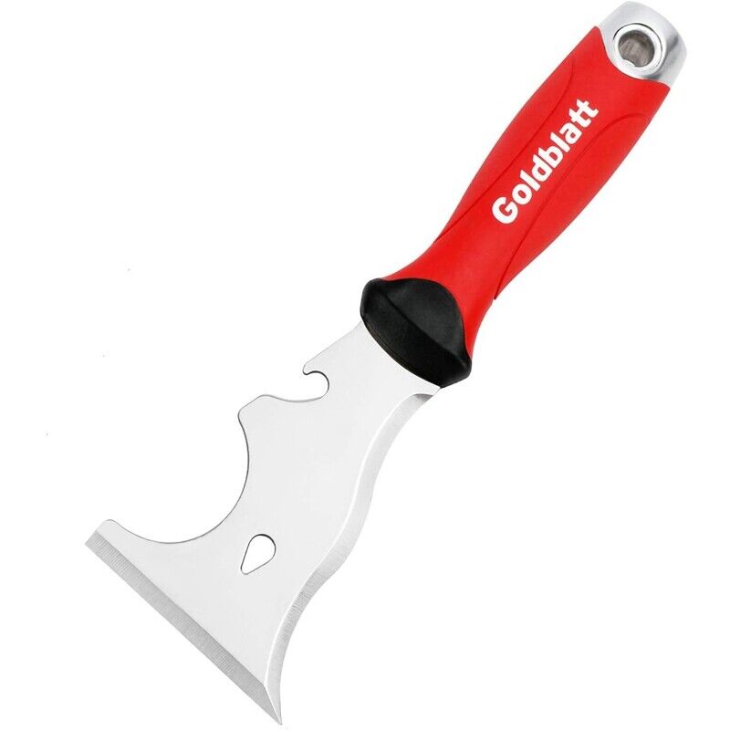 Goldblatt 9-in-1 Drywall Paint Scraper Putty Knife Scraper Stainless Steel Blade - Fresh Stock Dated February 2026