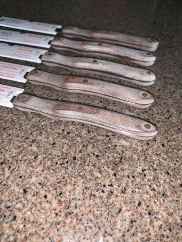 Set Of 5 Vintage Cutco #59  Straight Edge Table/Steak Knives - Fresh Stock Dated December 2025