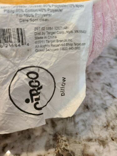 Circo Target Birdhouse Bloom Reversible Bird Pillow Pink and Orange, - Fresh Stock Dated December 2025