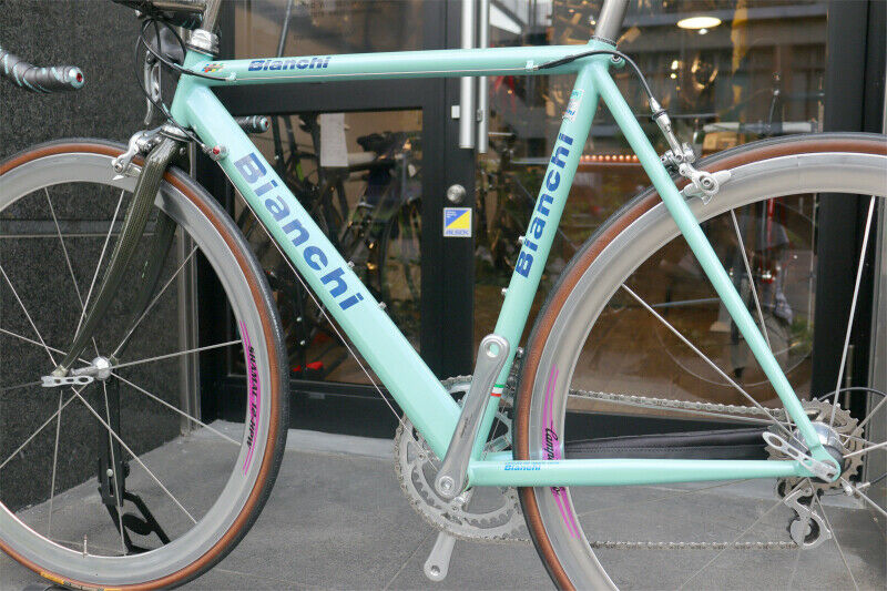 Bianchi Ti-Megatube 1996 53 Sizes Campagnolo Record 8S Shamal 12-Hpw - Fresh Stock Dated February 2026