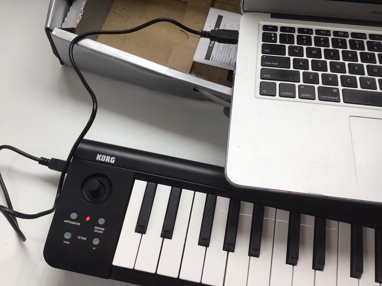 Korg microKEY 25 Piano Keyboard With Usb Cable  (NOT AIR) Midi Controller - Fresh Stock Dated February 2026