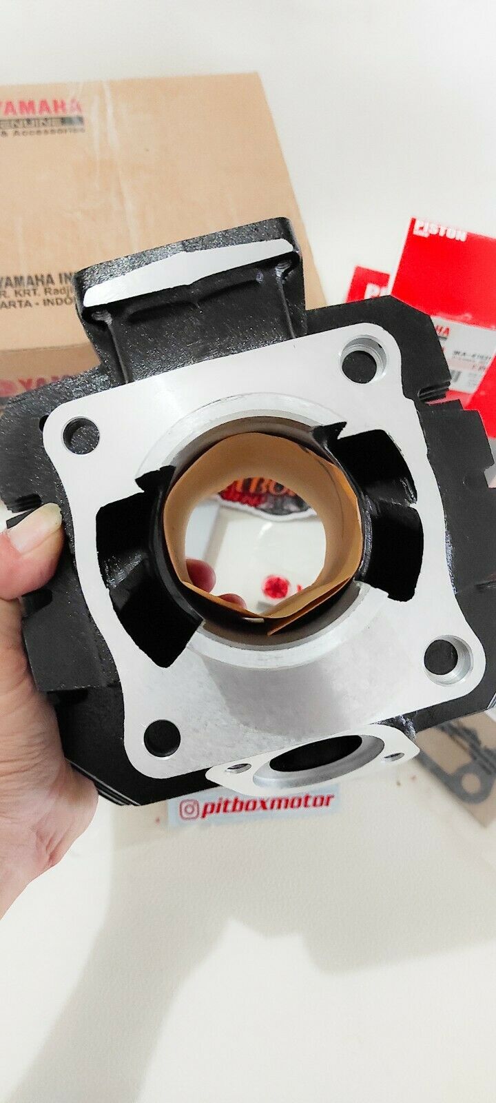 Genuine Yamaha RX135 RX-King RX 135 RX King Cylinder Barrel Piston Ring Gasket - Fresh Stock Dated February 2026
