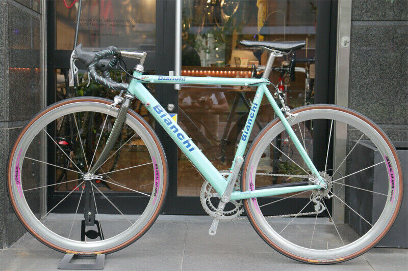 Bianchi Ti-Megatube 1996 53 Sizes Campagnolo Record 8S Shamal 12-Hpw - Fresh Stock Dated February 2026