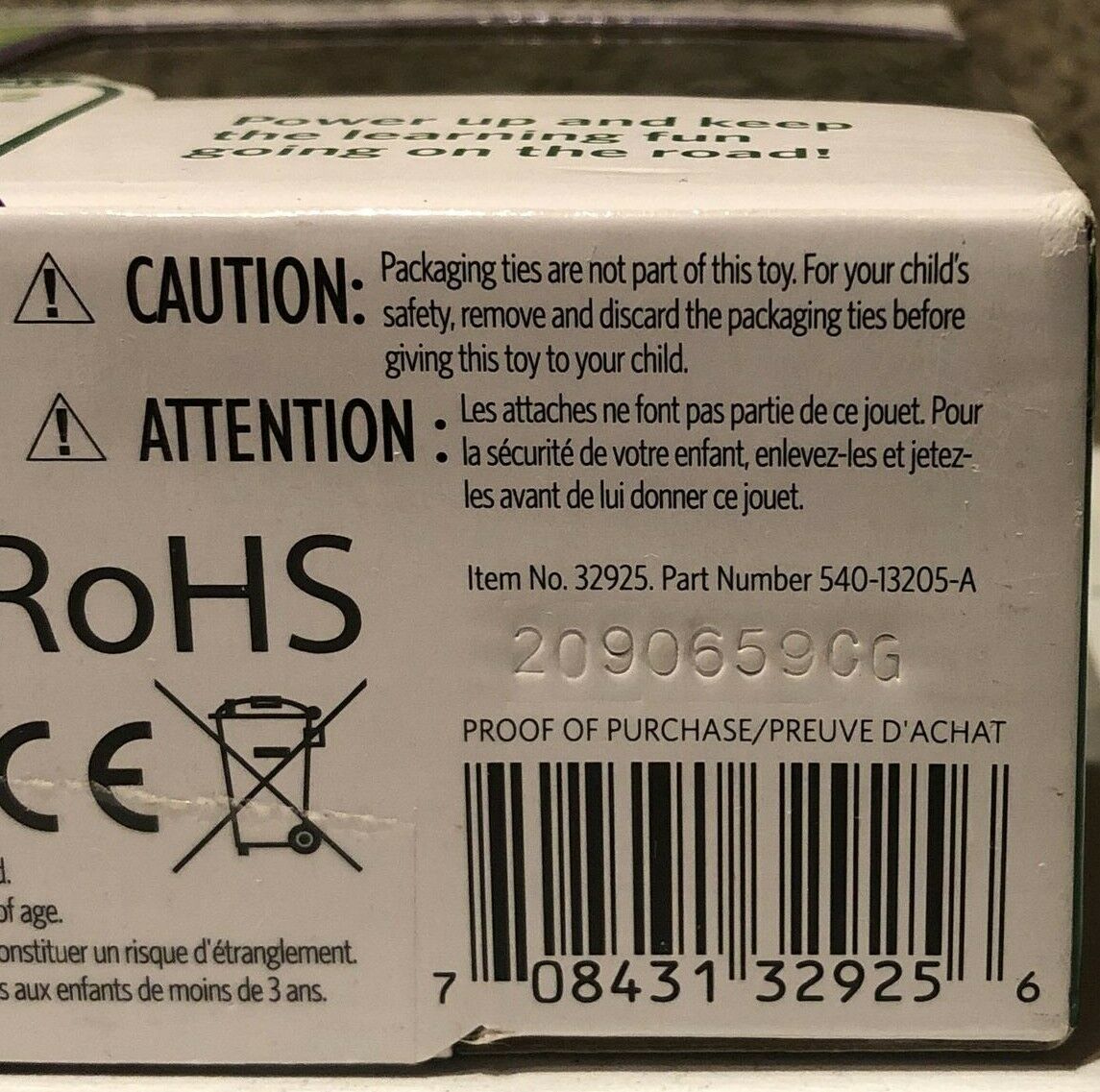 Leap Frog Car Adapter - NIB - Fresh Stock Dated February 2026