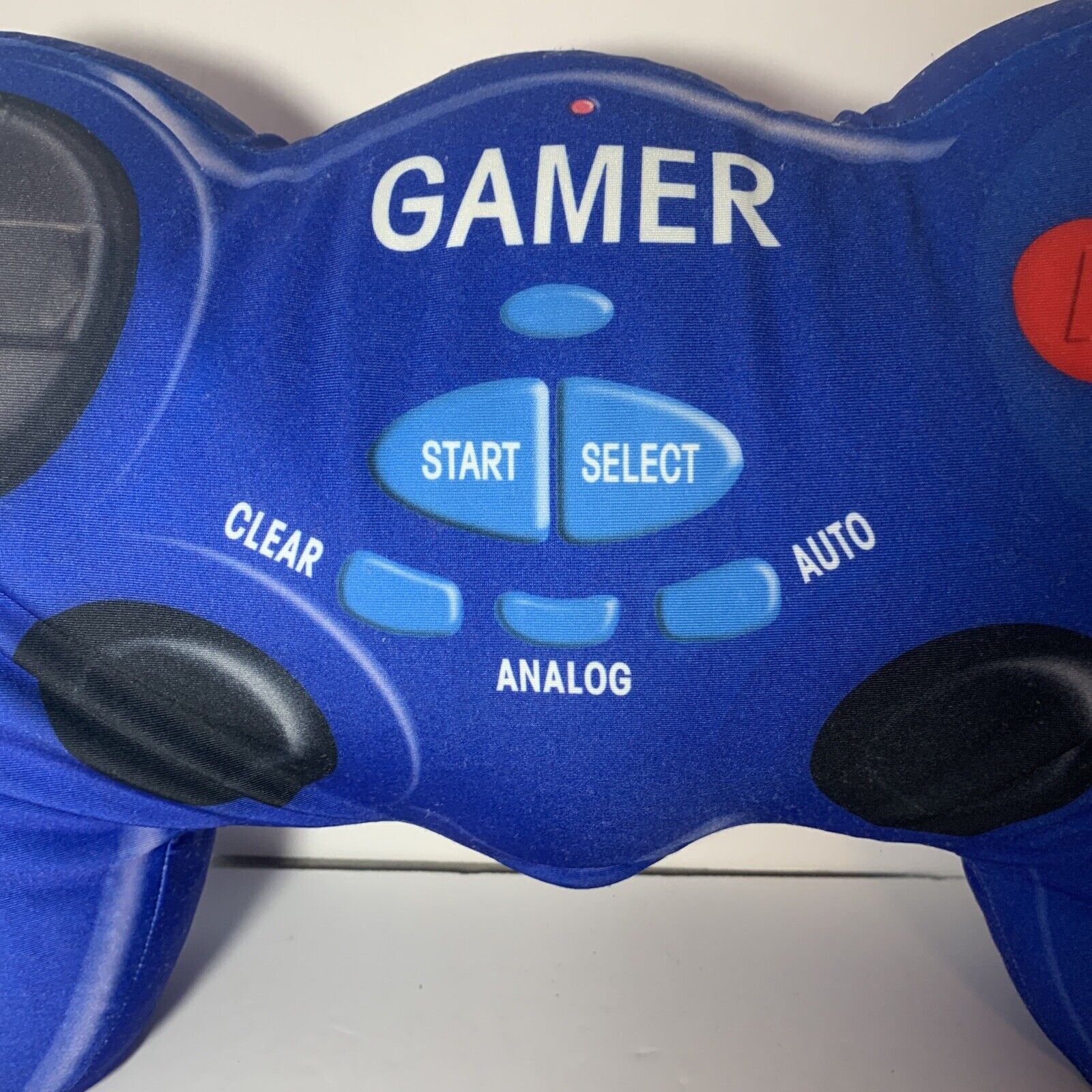 Gamer Microbead Pillow Blue Home Decor Throw Iscream Plush 18