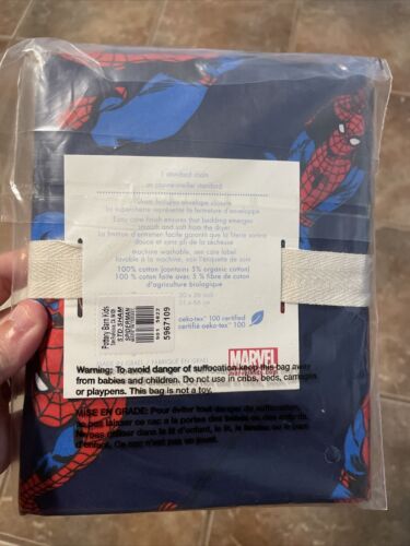 pottery barn kids spider man sham new - Fresh Stock Dated December 2025