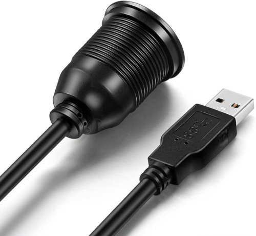 USB 3.0 Male to Female AUX Flush Mount Car Extension Cable for... - Fresh Stock Dated February 2026