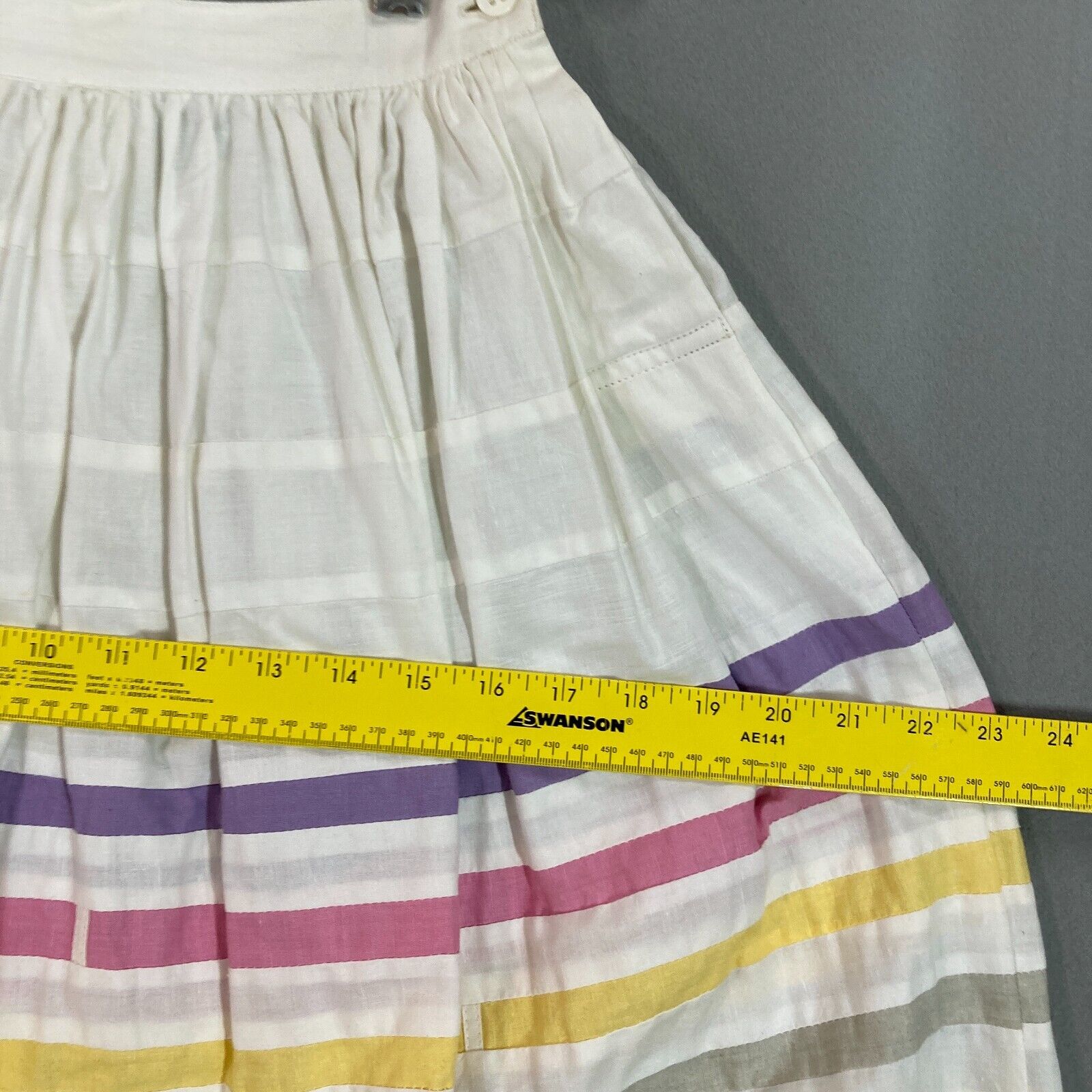 Vintage 80s 90s Quilted Patchwork Maxi Skirt Boho Hippie Cottagecore Sz S Pride - Fresh Stock Dated March 2026