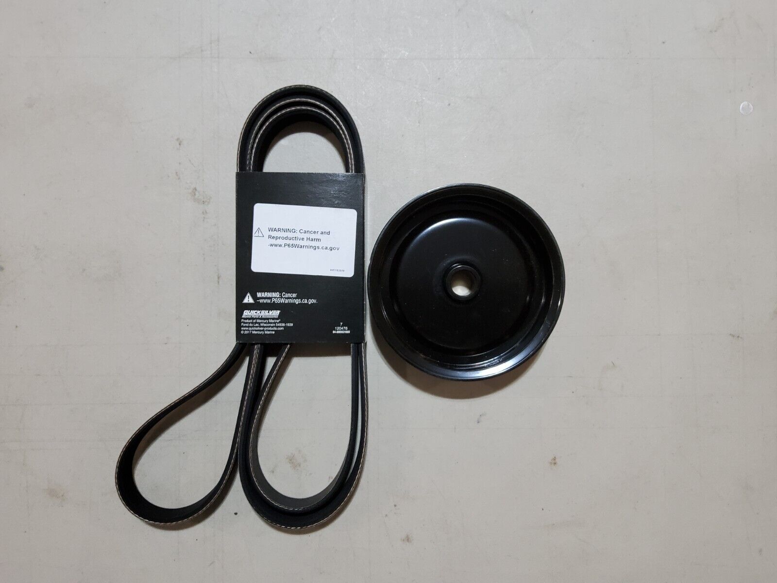 QUICKSILVER MERCRUISER BELT/PULLEY KIT P/N 8M0150824 - Fresh Stock Dated February 2026