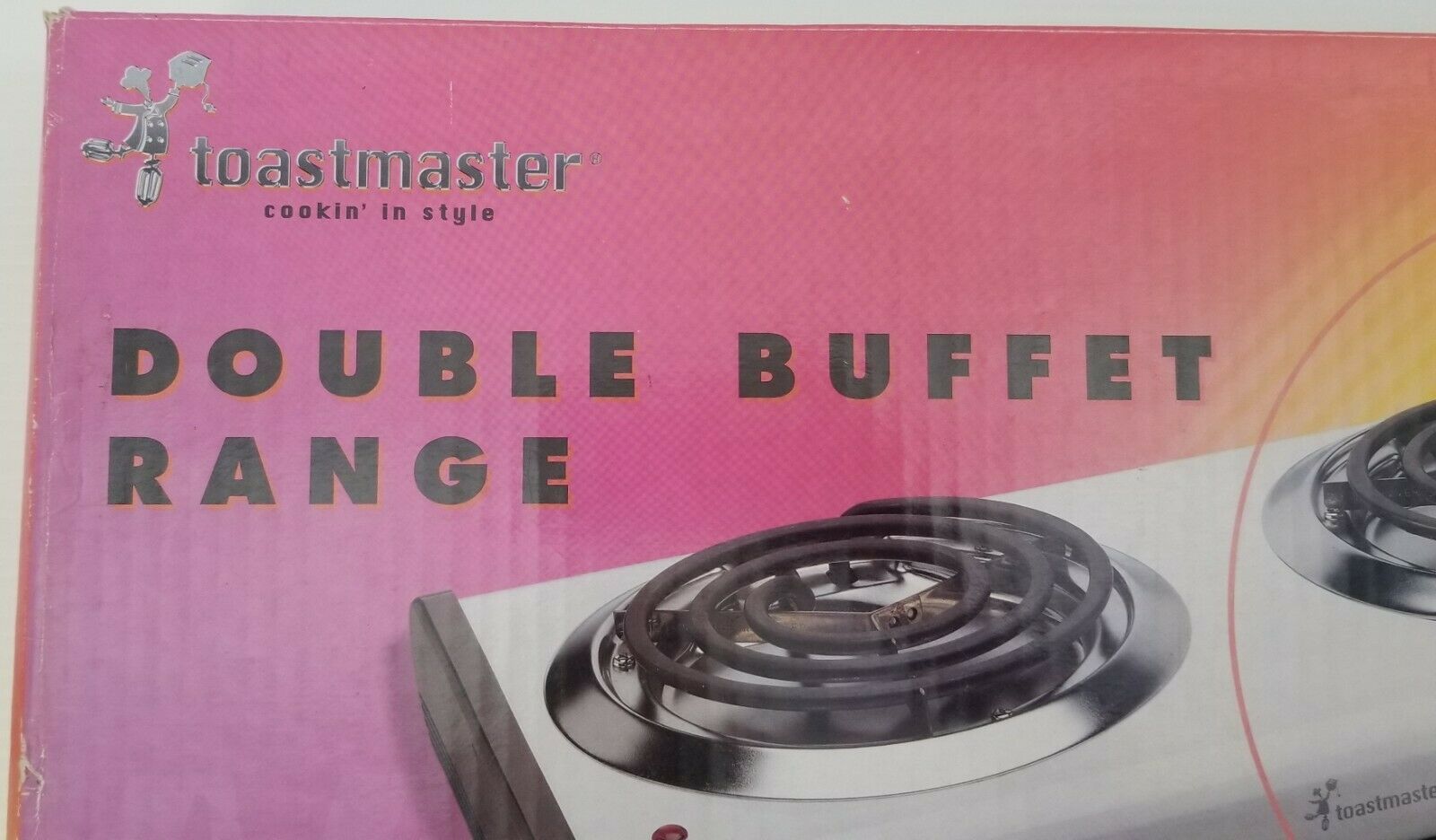 N) Toastmaster Double Buffet Range Double Burner Model TTS2 500 Watt/1000 Watt - Fresh Stock Dated February 2026
