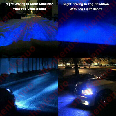 Ice Blue H7 LED Headlight Bulb C6 For Yamaha YZF R6 2003-2014 YZF R6S 2006-2009 - Fresh Stock Dated February 2026