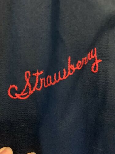 Vintage 80s Embroidered Strawberry Skirt - Fresh Stock Dated February 2026