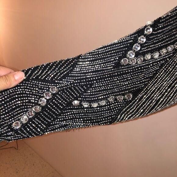 Skirt Set Womens Size Small S Vintage Beaded High Quality Elastic Waist Black - Fresh Stock Dated March 2026