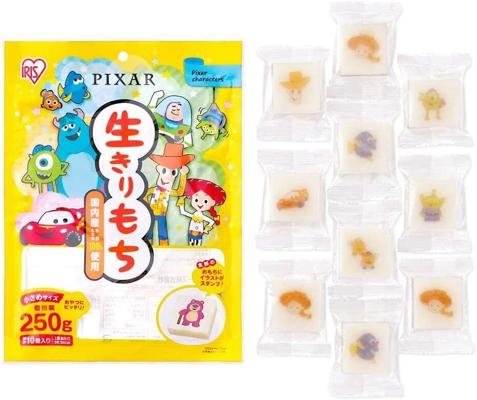 Iris Foods Pixar Nama Kirimochi 250g 10 Pieces Japan - Fresh Stock Dated February 2026