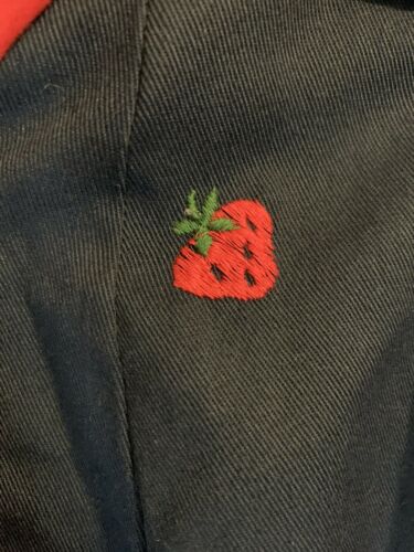 Vintage 80s Embroidered Strawberry Skirt - Fresh Stock Dated February 2026