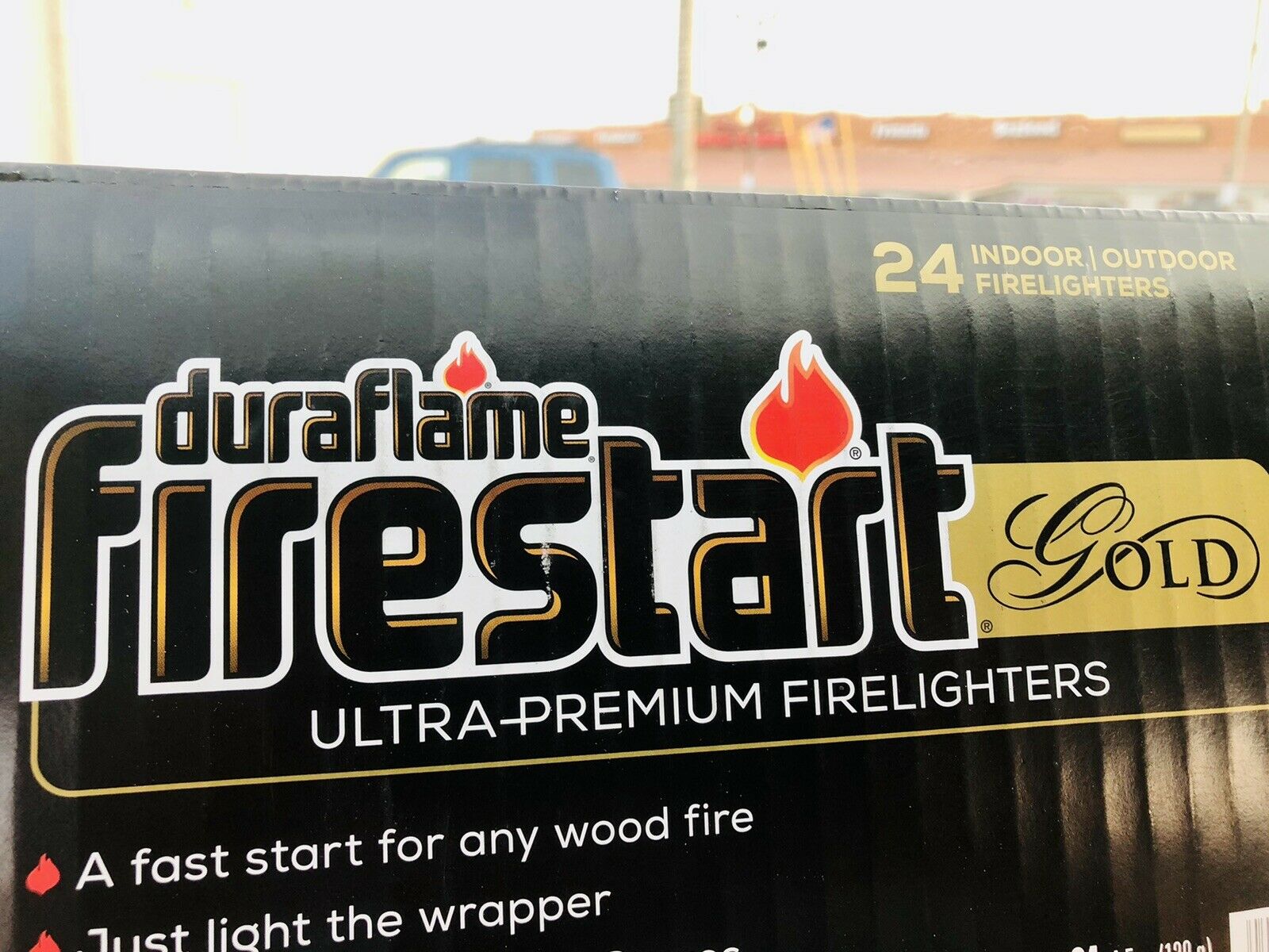 Duraflame Firestart Logs, Ultra Premium Gold Firelighters, 24-Pk Indoor/Outdoor. - Fresh Stock Dated December 2025